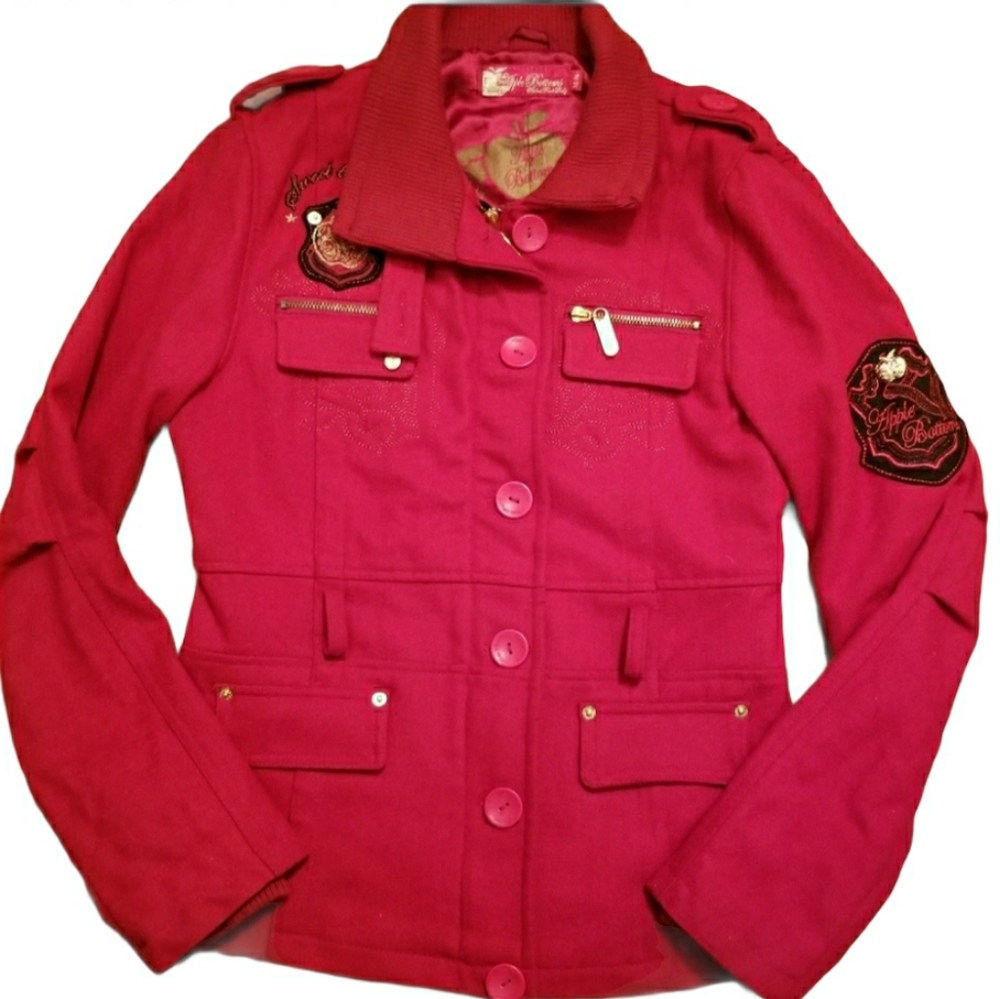 Apple Bottoms Coat, Red, sz M